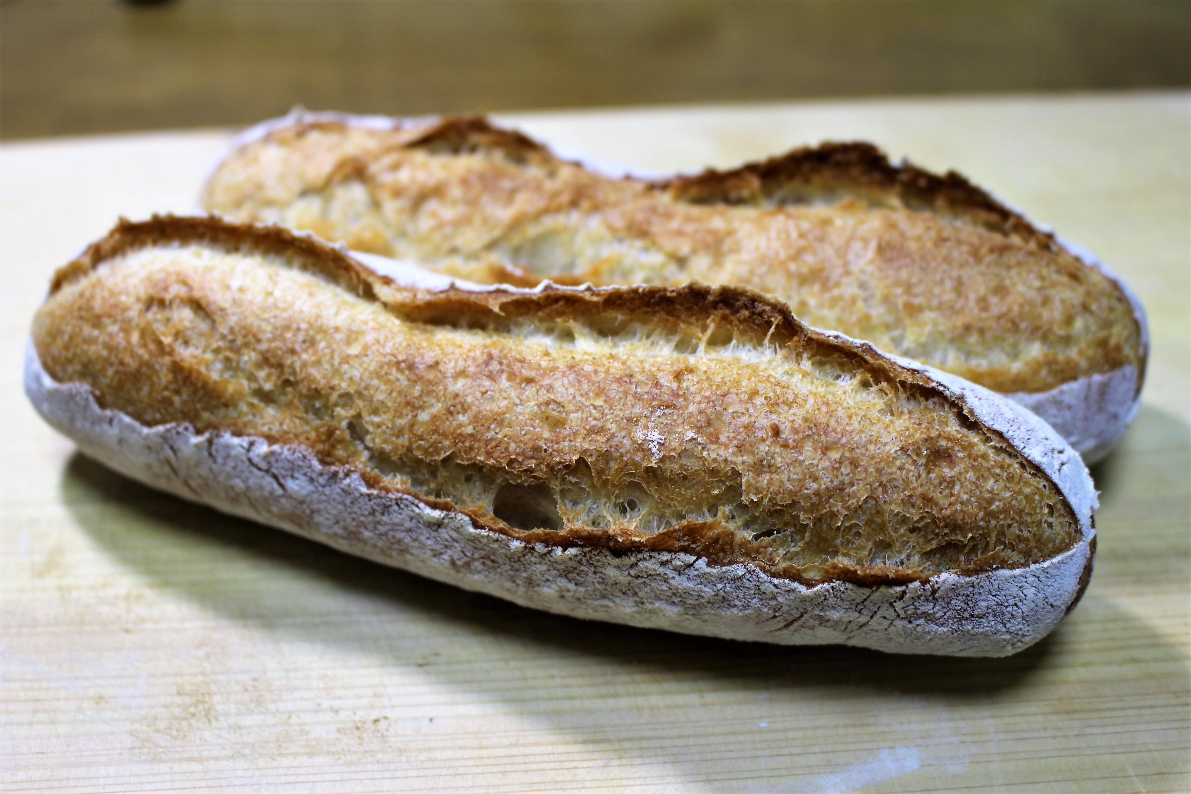 How To Make Whole Wheat Baguette_No Knead Baguette_Lodge Combo Cooker ...