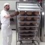 trolley for cooling panettone upside down