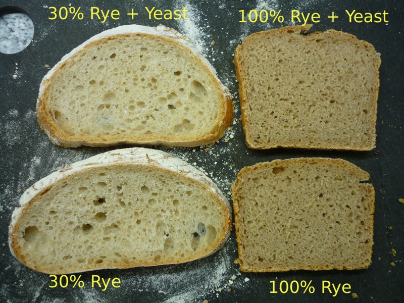 Detmolder Sourdough With And Without Yeast Comparison The Fresh Loaf