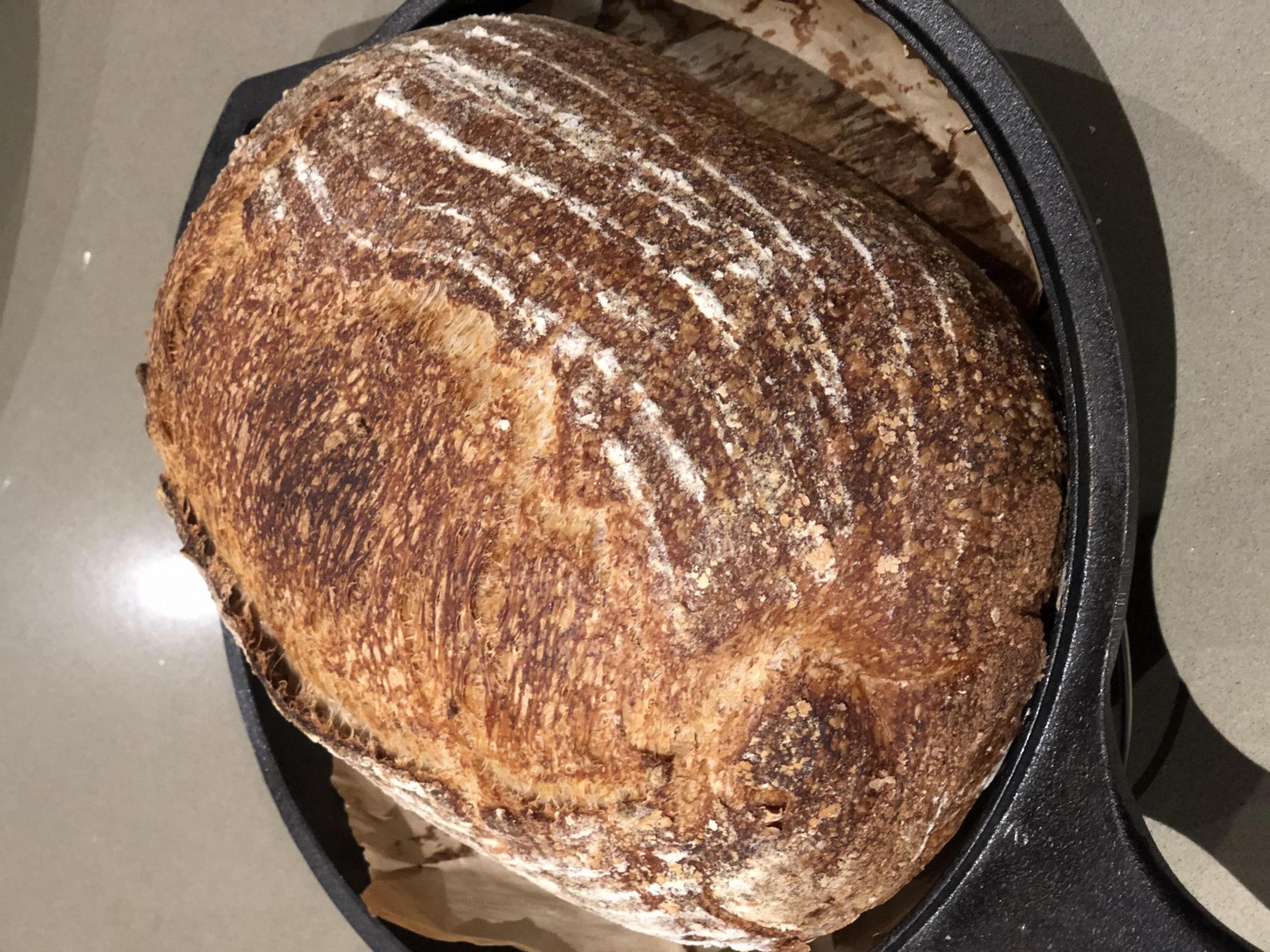 Honey Wheat Sourdough Sandwich Bread - Baker Bettie