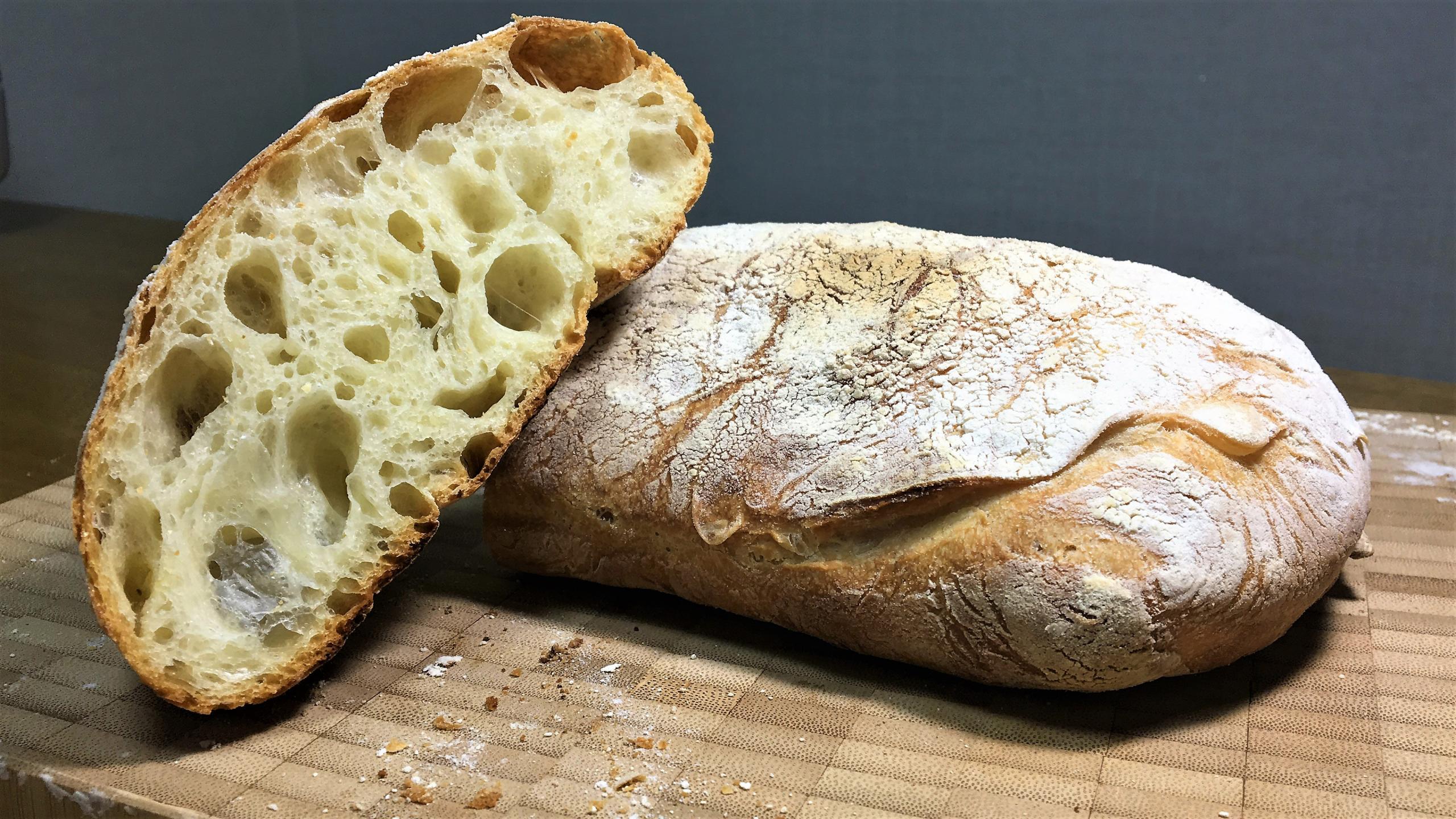 How To Make No Knead Ciabatta_77%hydration 10%olive Oil | The Fresh Loaf