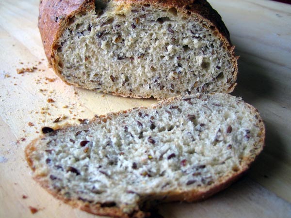 flax seed wheat bread