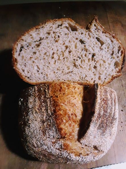 Lavender Oatmeal Porridge Loaf | The Fresh Loaf