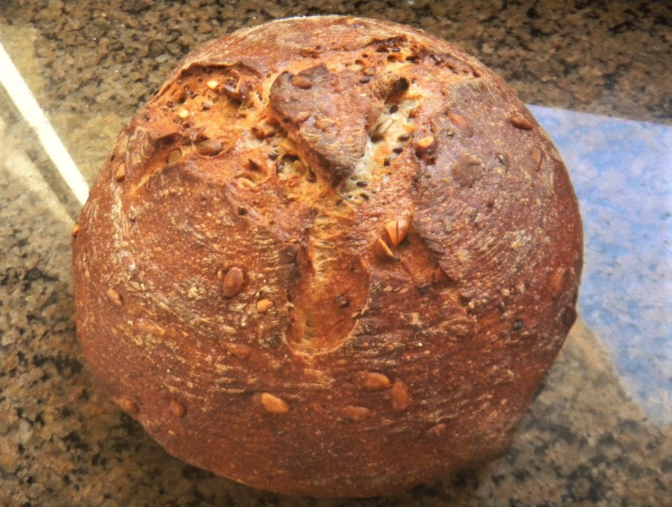 Sprouted 3 Seed Sourdough | The Fresh Loaf