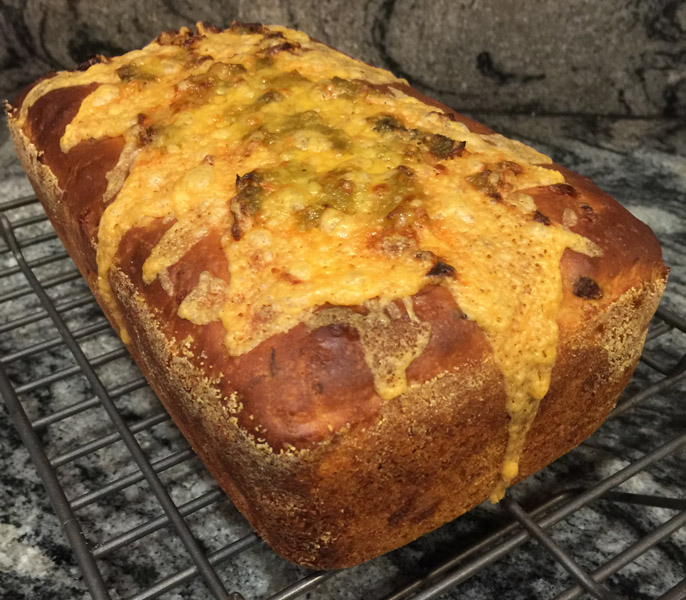 Green Chili Cheddar Loaf