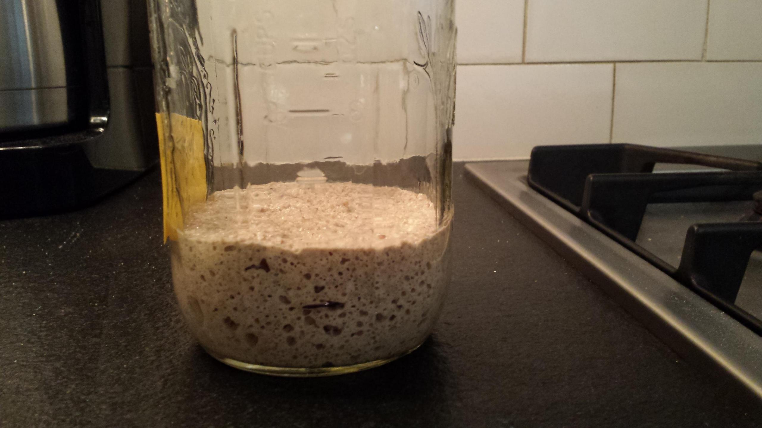 Rye flour batch