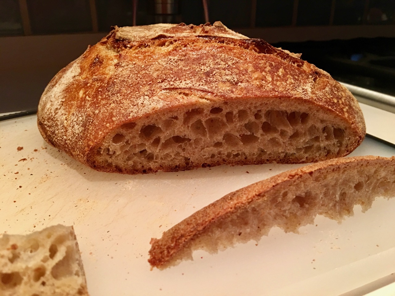 Interior of loaf