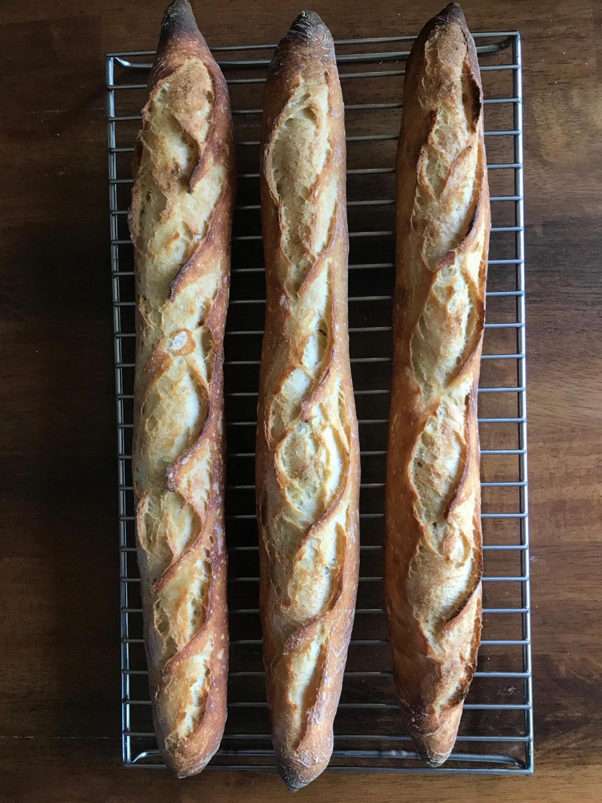 3 baguettes