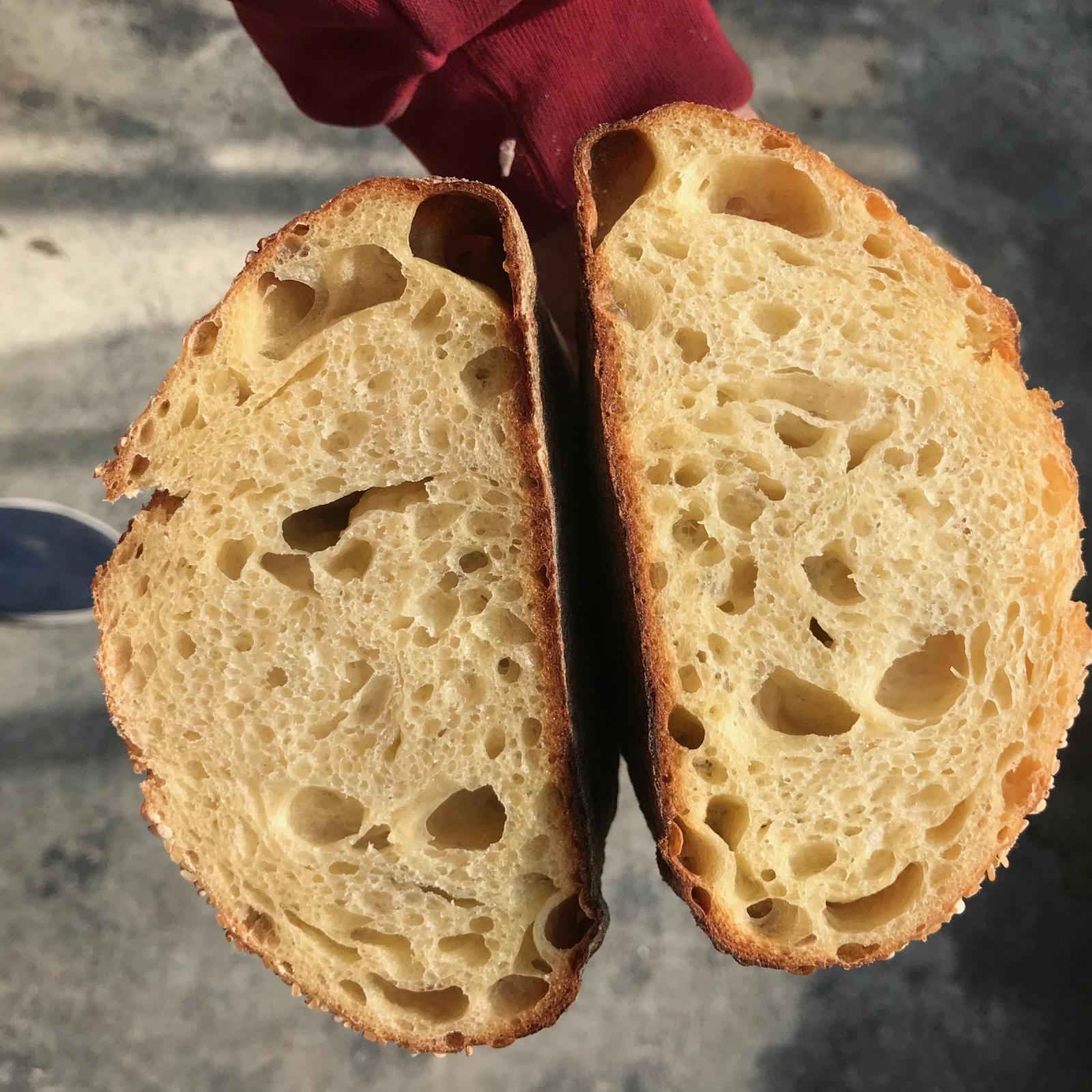 semolina crumb