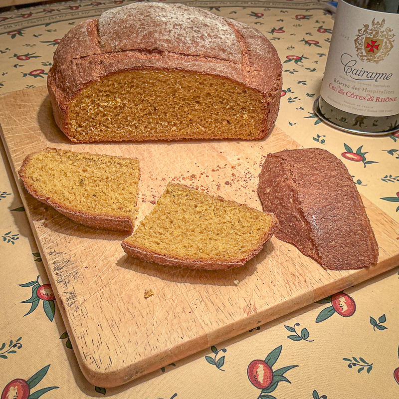 Carrot with Coriander bread