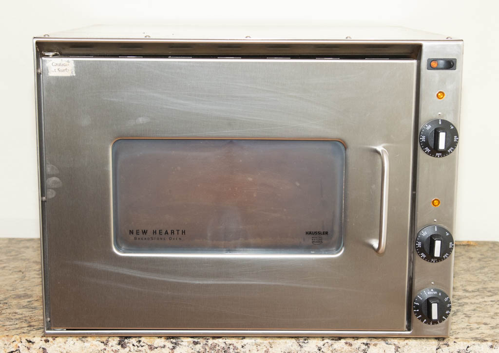 Haussler Oven front view on counter