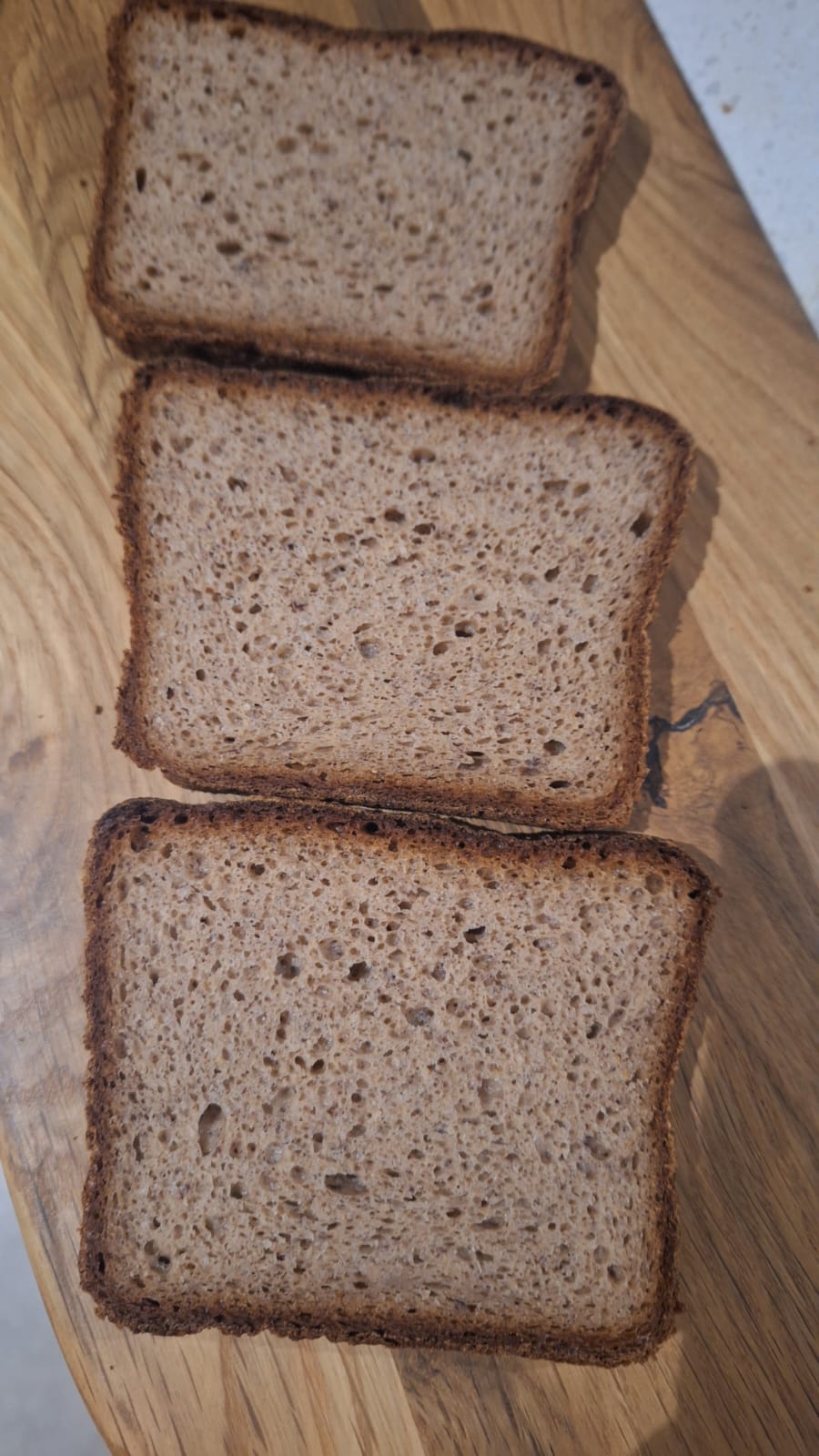 Grain free bread, thin slices