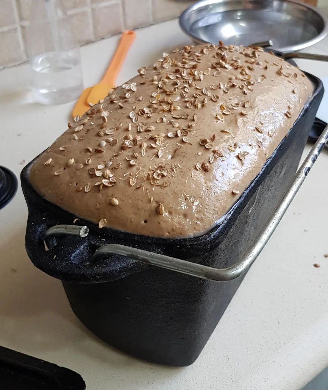 Aggressively proofing rye dough