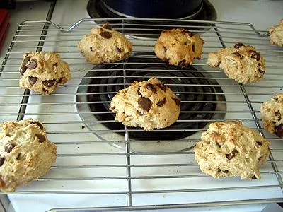 cookies shown on the baking rack