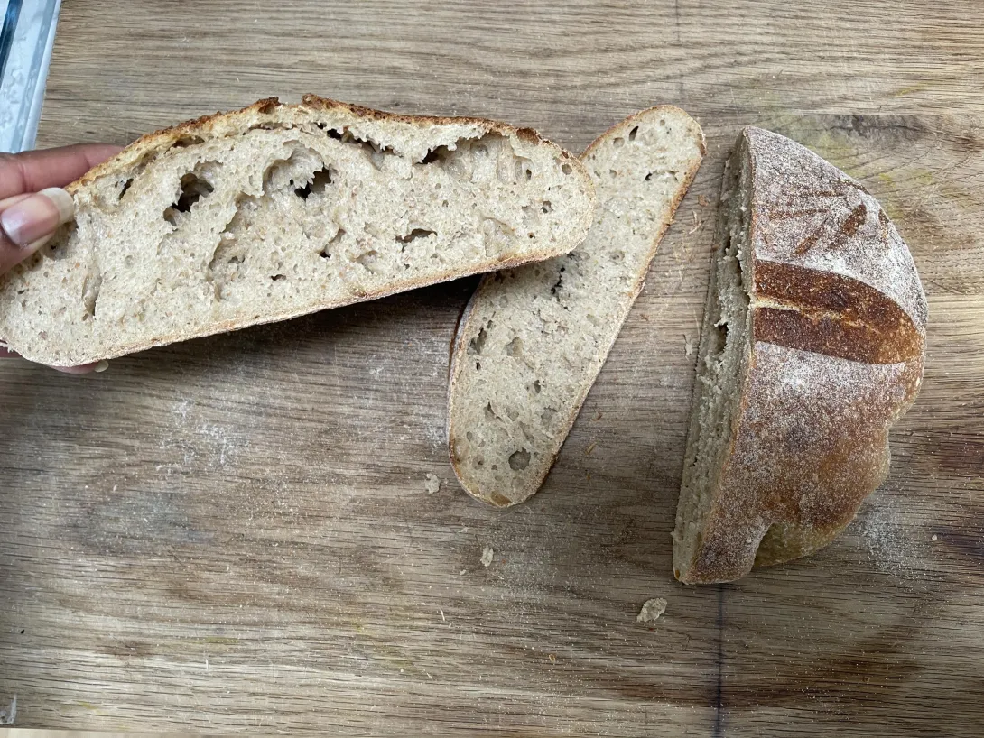 Sourdough with no oven spring - not airy