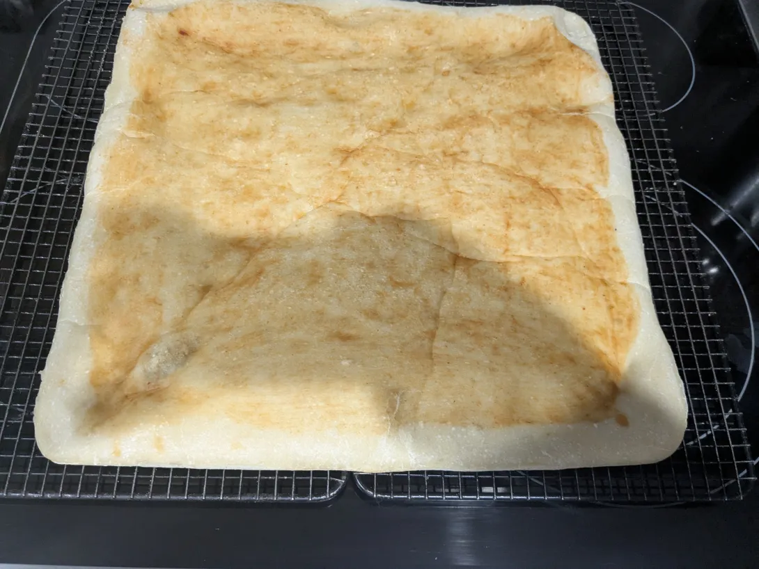 Par- baked Sicilian base