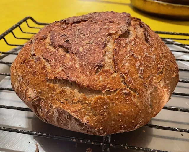 a loaf of rye bread