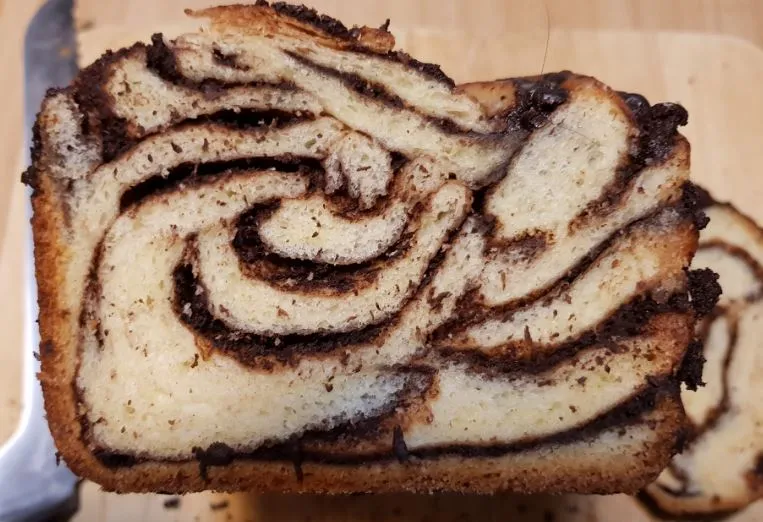 Babka loaf crumb shot 2