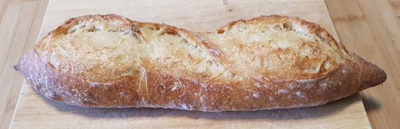 Baguette batch B bake 2 @ 32h retard - full crumb